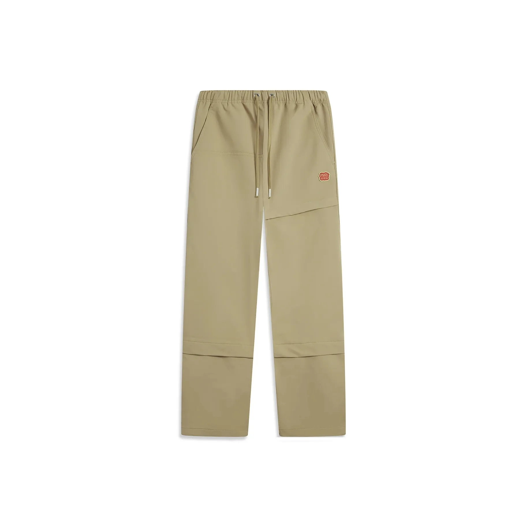 LINING Badfive Повседневные брюки Мужской Цветочный дизайн Бобр Хаки