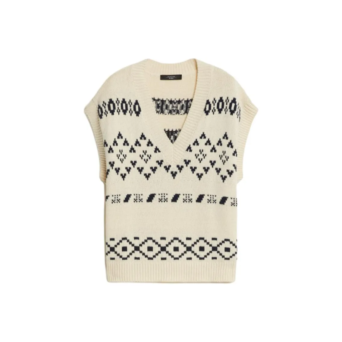 Weekend Max Mara V Neck Short Sleeved Vest