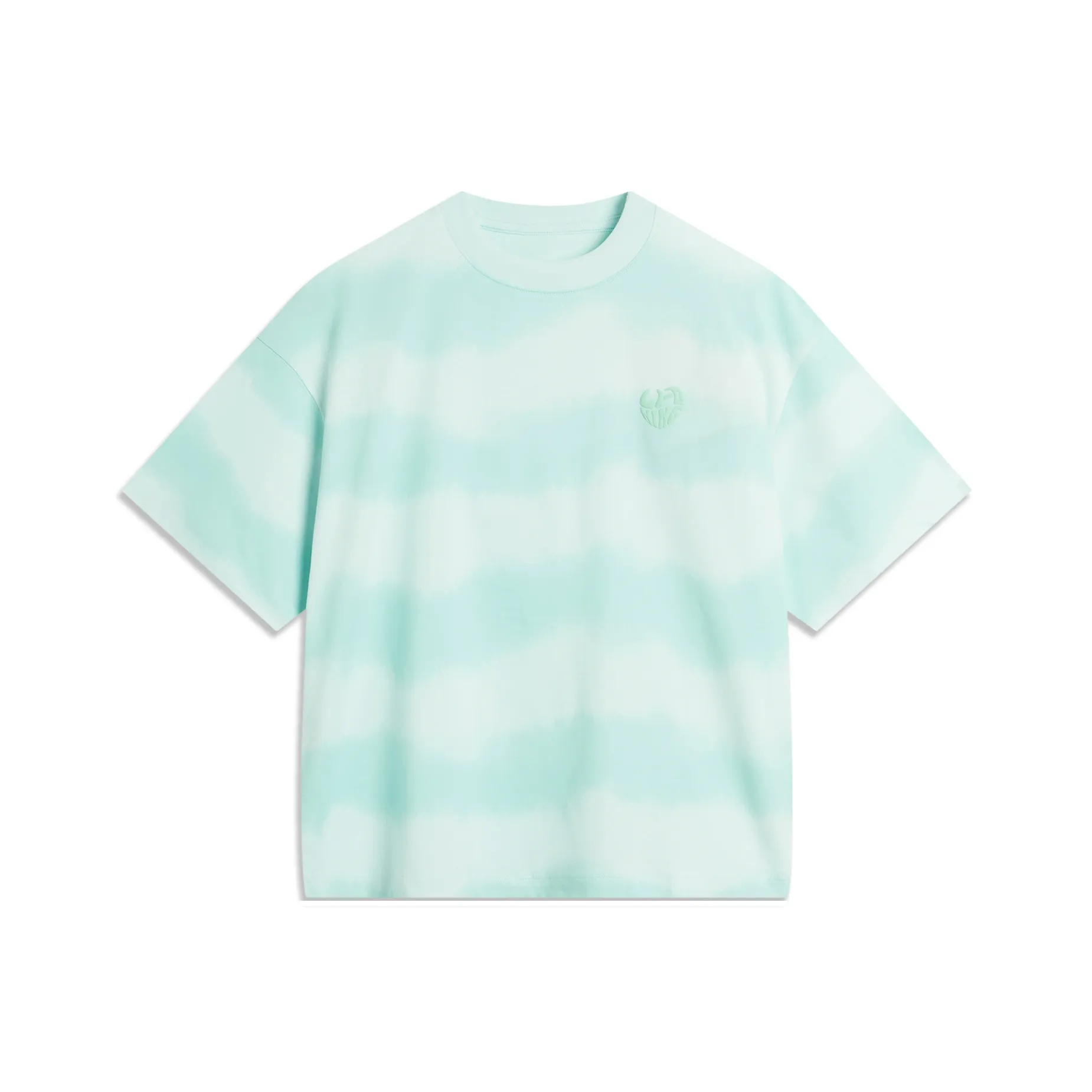 LINING Sports Trend Series T Shirts Women's Cooling Green Dragonfruit Green All Over Print