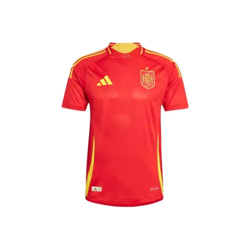 Adidas Испания Красный Мужские Футбольные Джерси