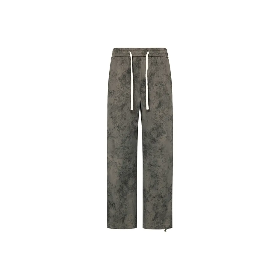 GTRG Casual Pants Unisex Tie Dye Gray