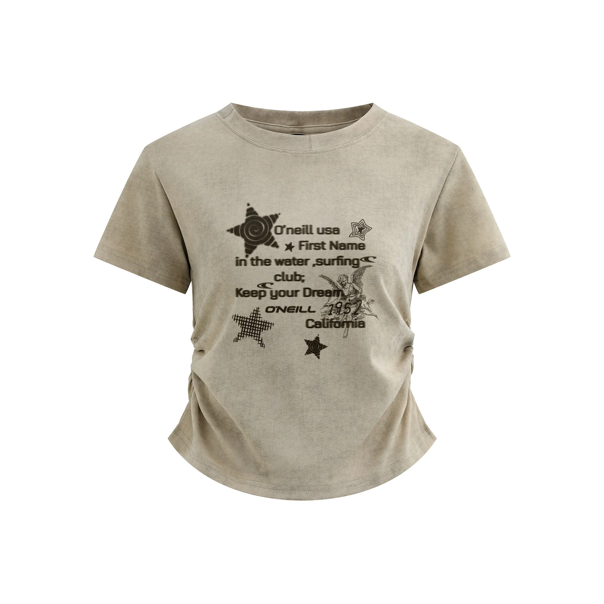 O'Neill T-Shirt Унисекс Tie Dye Khaki