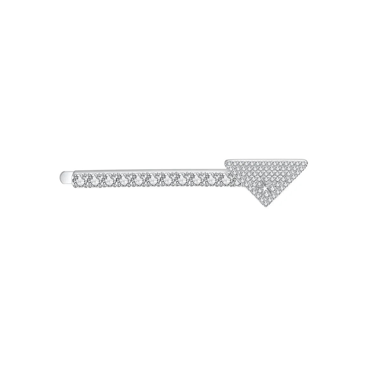 ZEGL Copper White Gold Plated Hair Clips Women's
