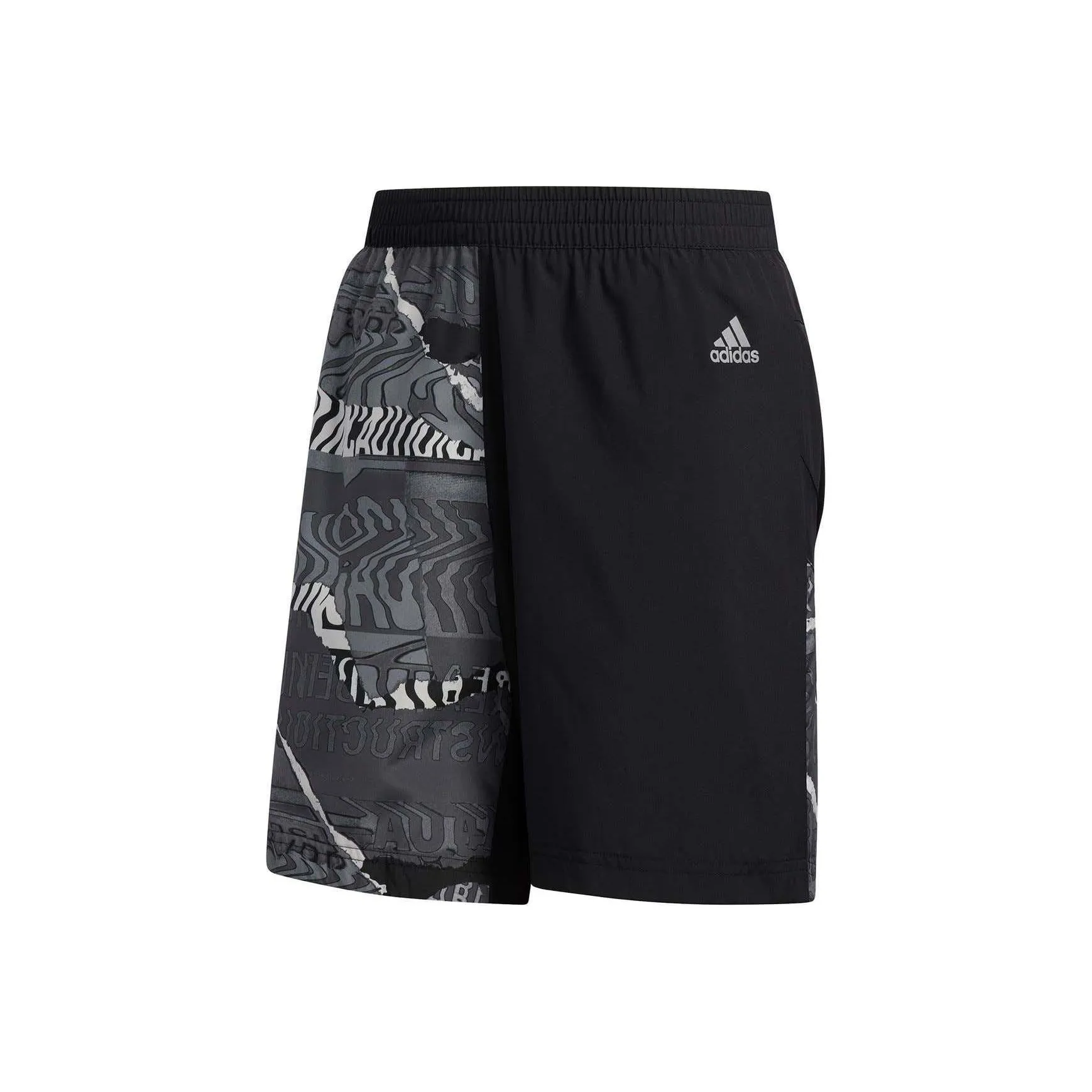 Adidas Спортивные шорты Мужские Черный Серый № 1 Серый Размер 6