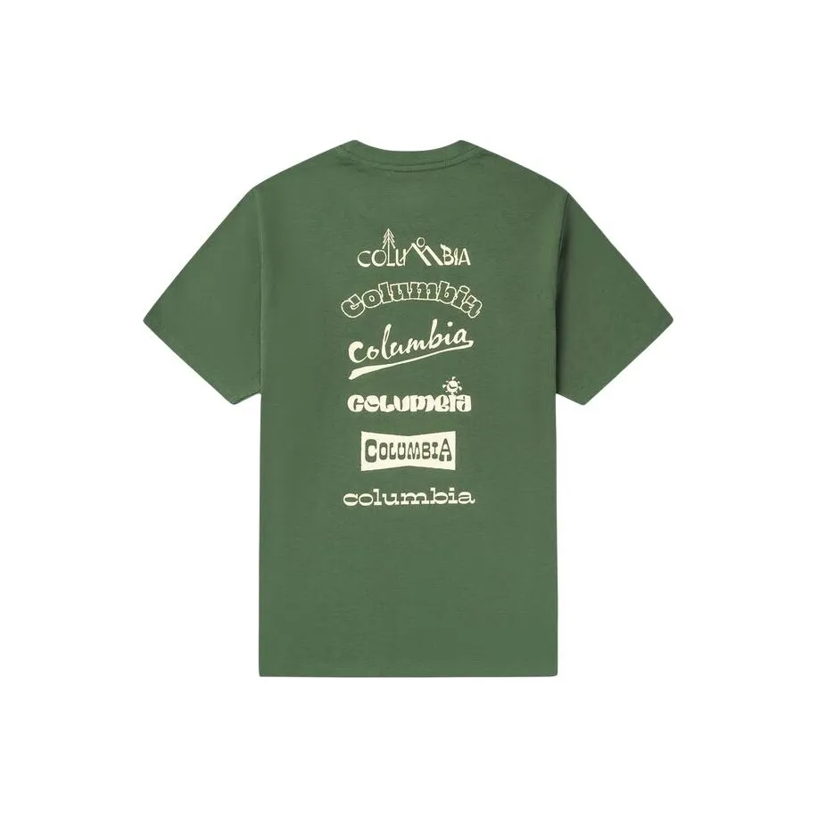 Columbia совместная SS24 T-рубашка Женская Зеленая