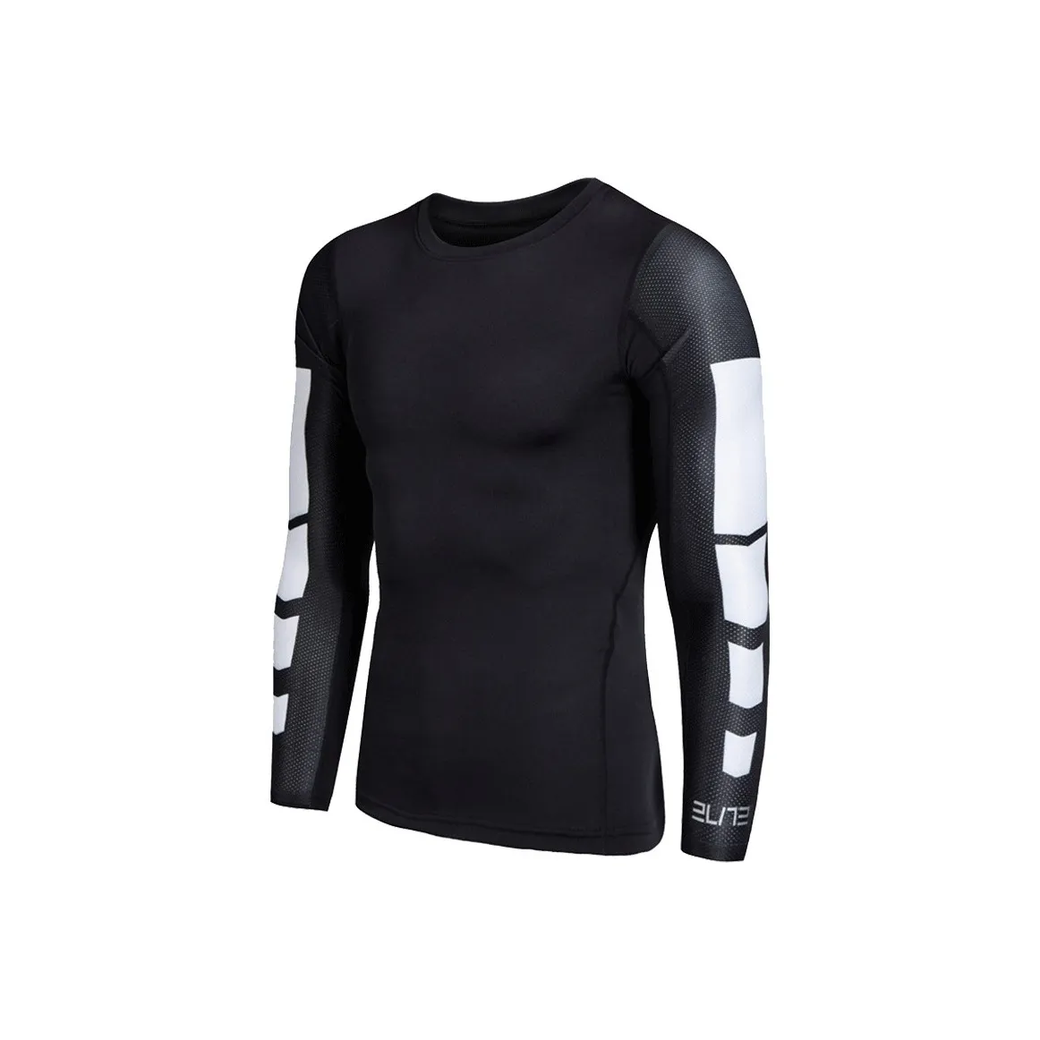 BKCXZICE Осенний спортивный стиль Athletics Велосипедная одежда Спортивная рубашка Тренировки Мужская черная