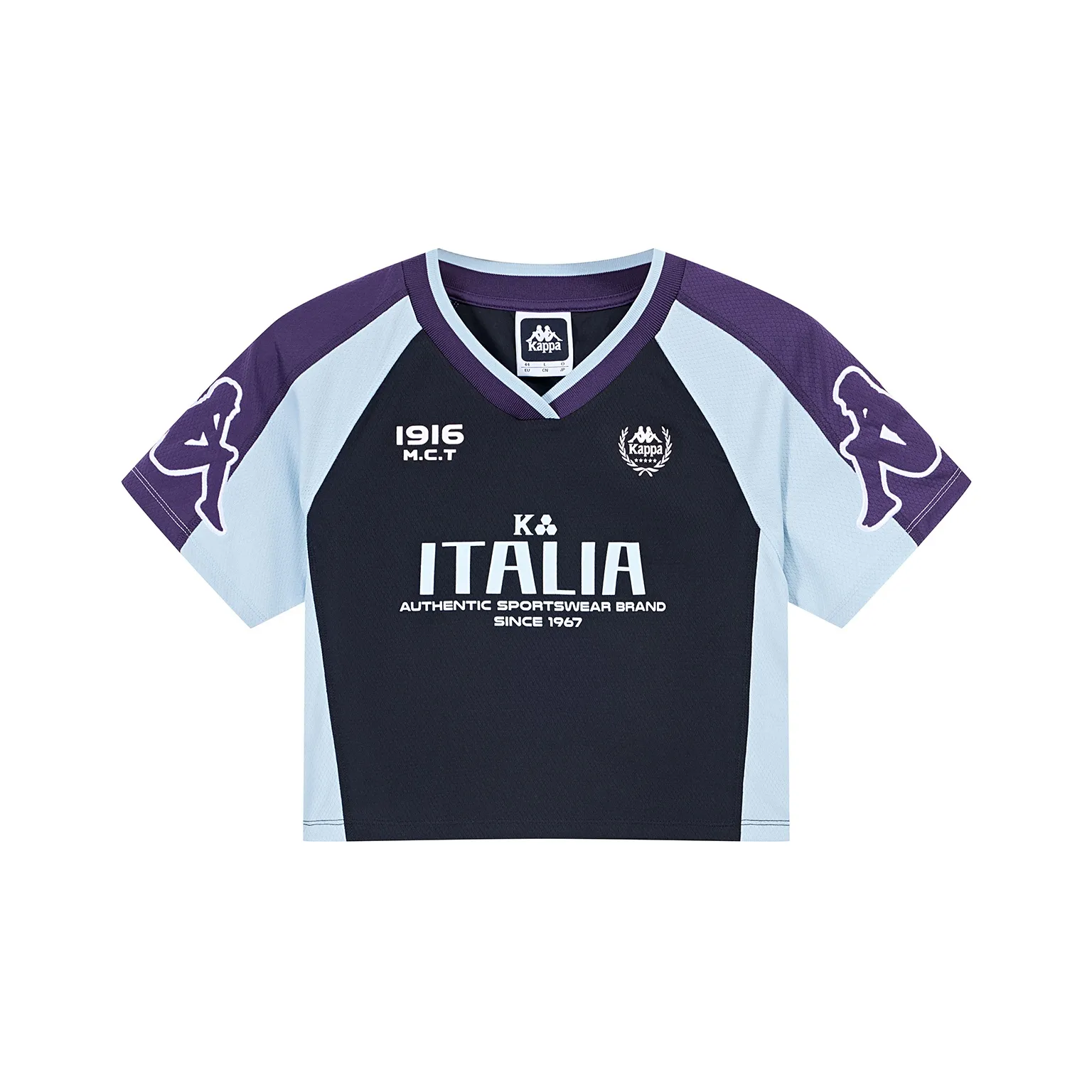 KAPPA Летний T-Shirt Женская Черный