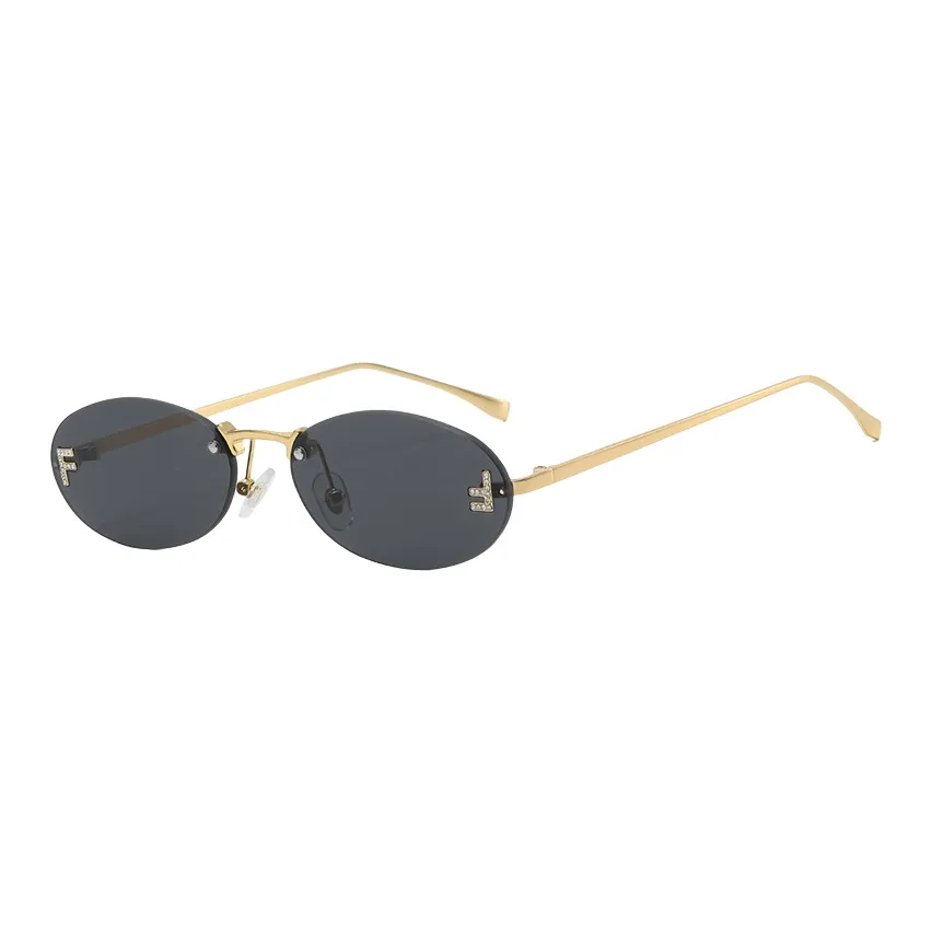 SOMAN Сплав OVAL SUNGLASSES Унисекс