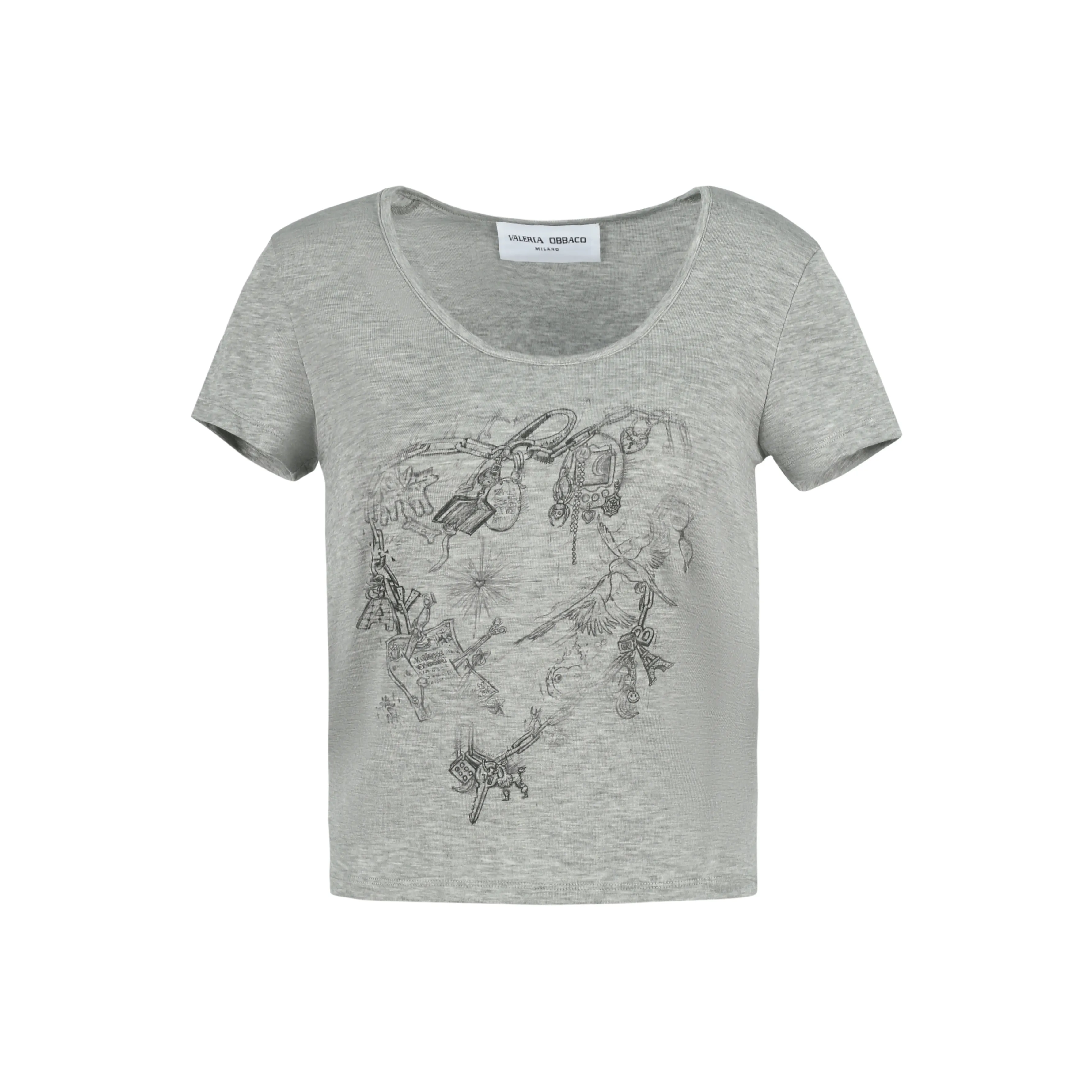 Valeria Obbaco Женские футболки с коротким рукавом