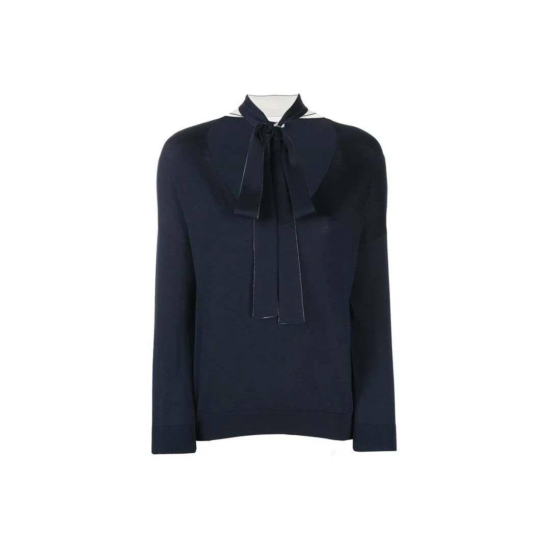 RED VALENTINO Темно-синий Женские Свитеры