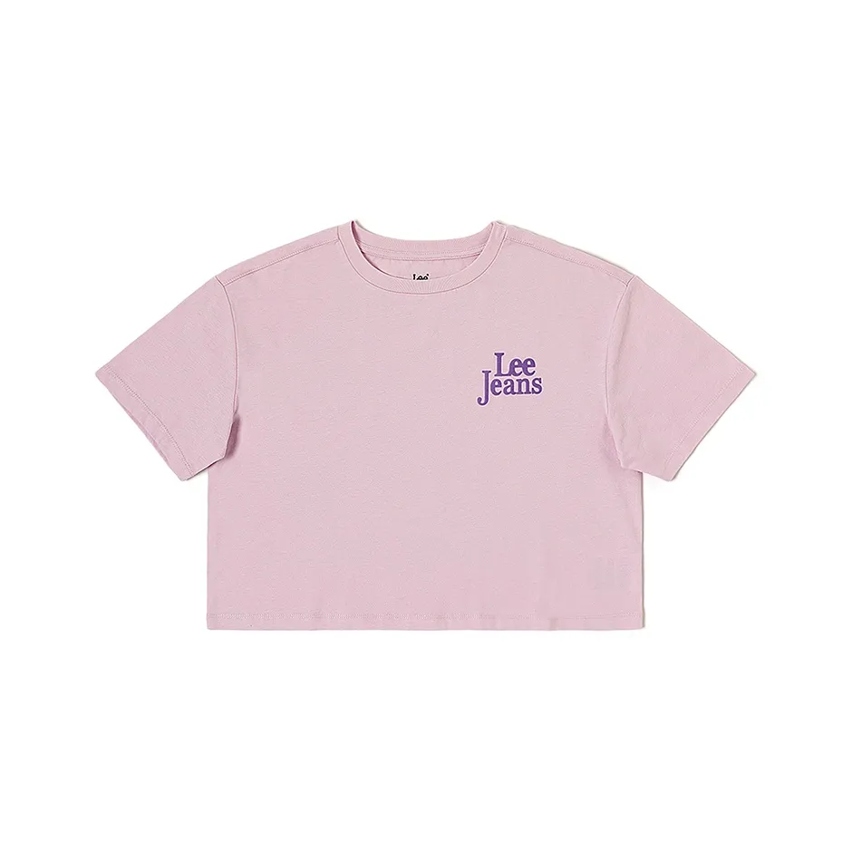 Lee Crop Tops Women's Pink