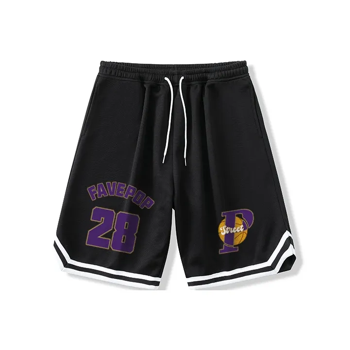 FAVEPOP FIVE Пуговица Спортивные Шорты для Баскетбола Унисекс