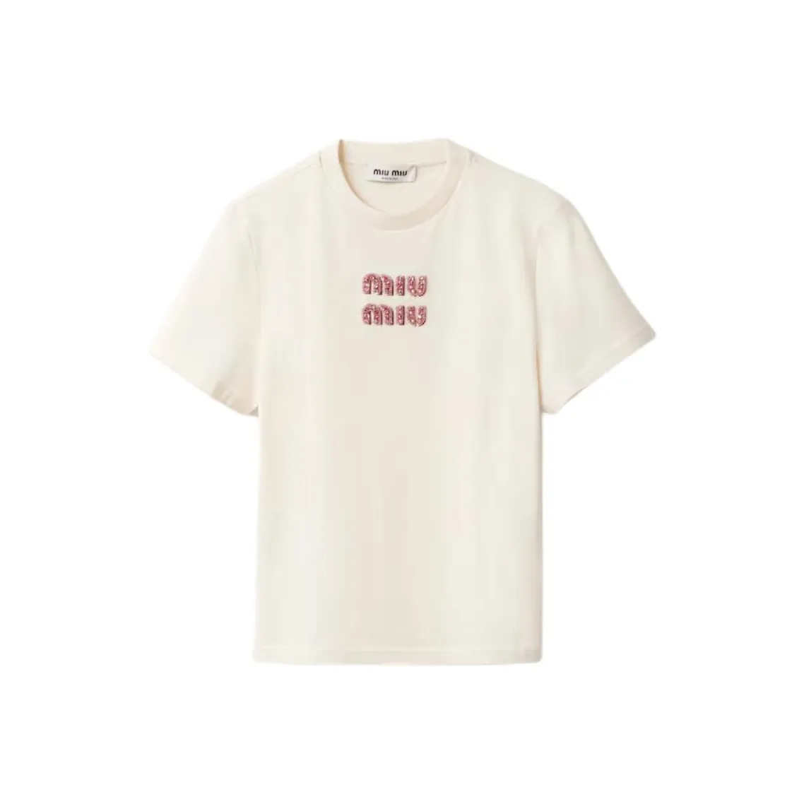 MIU MIU T Shirts Women's Beige