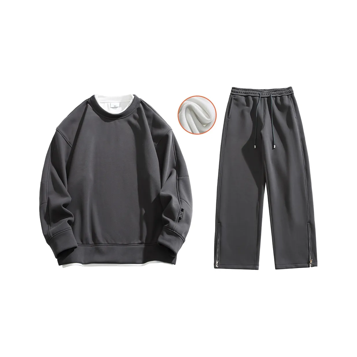 GSUE Осенний Зимний Свитшот Комплект Унисекс