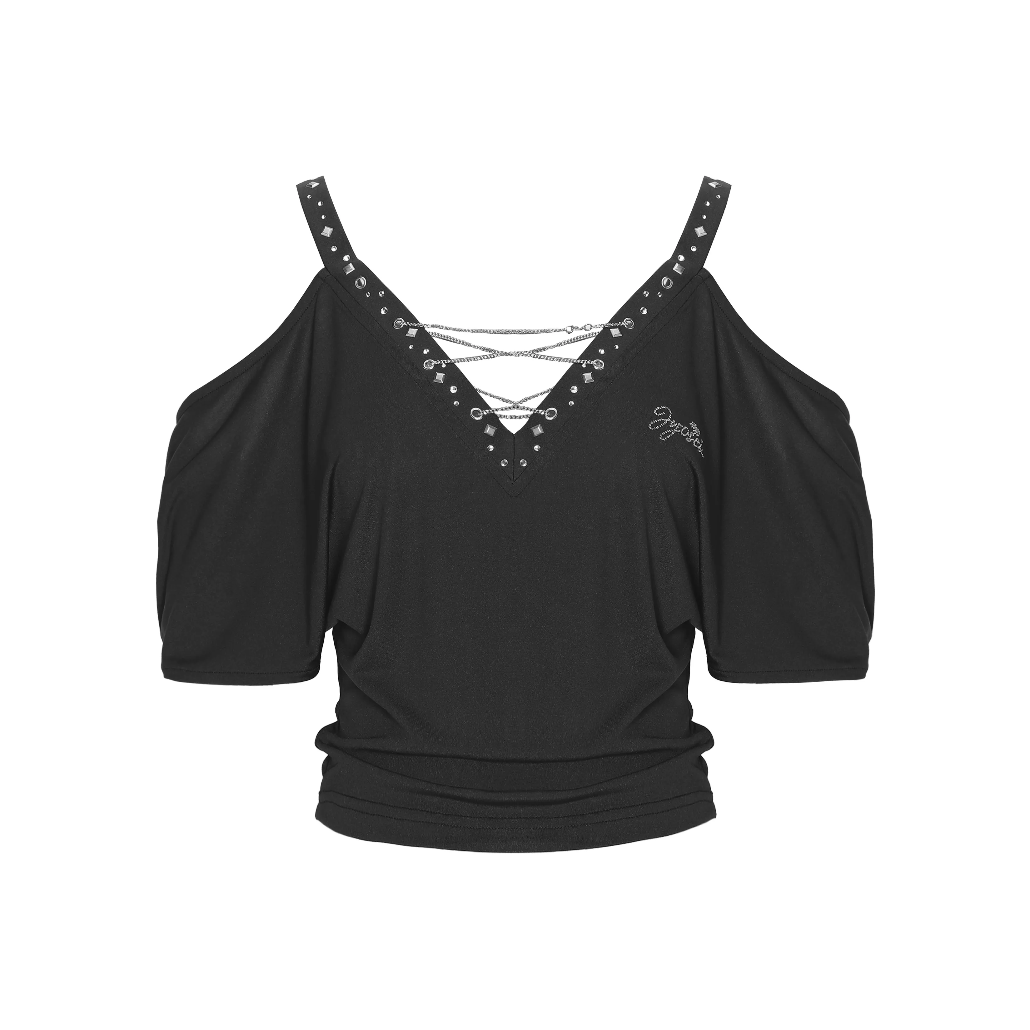 JYOSEI Черные Женские Футболки