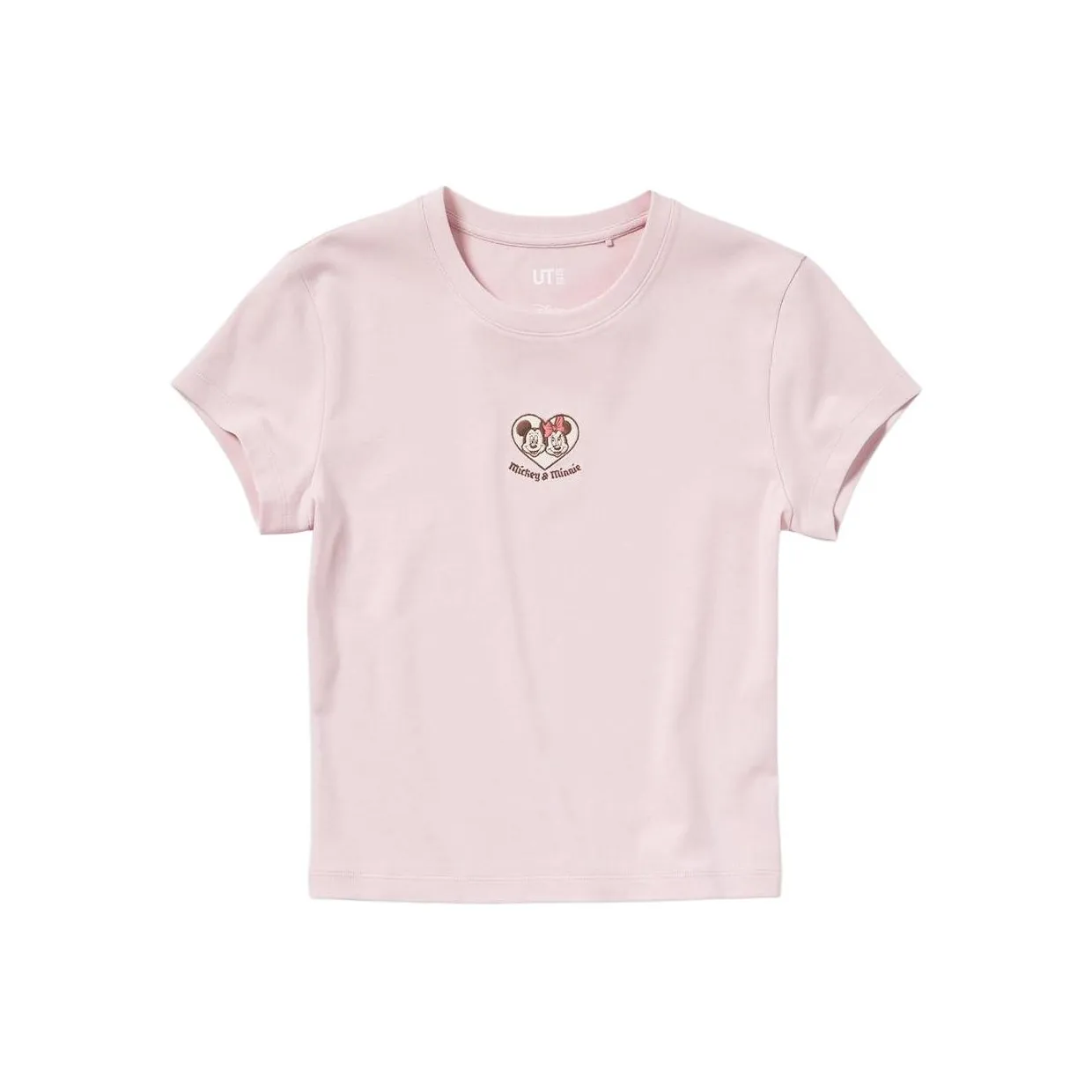 Disney X UNIQLO Disney Co brand T Shirts Women's Pastel Pink