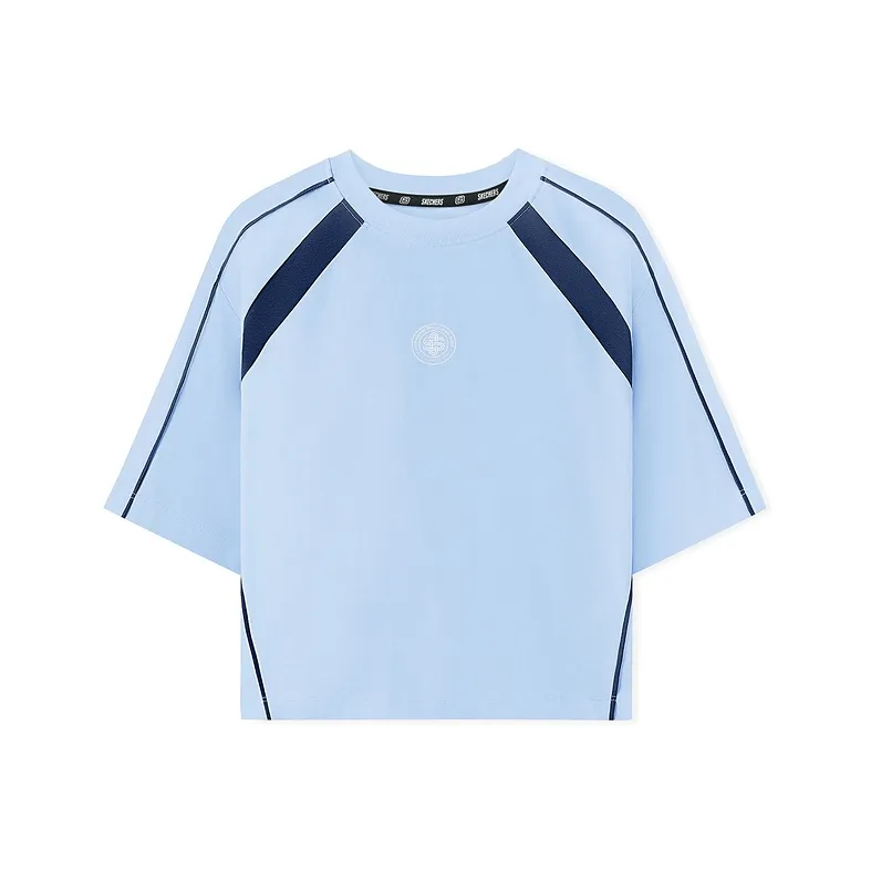 Skechers Sports Life Collection T-Shirt Женская Кашемировый Синий