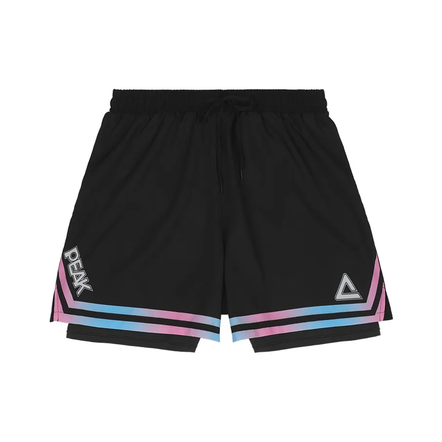 PEAK Двойной Layer Легкие Баскетбольные Шорты Унисекс