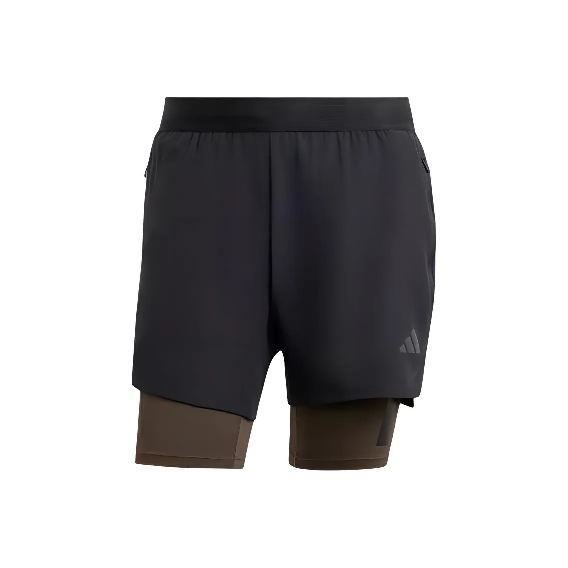 Adidas Free Shipping With AdiClub Power Workout Two in One Shorts