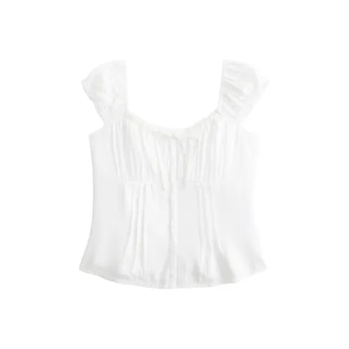 Hollister Белые Женские Футболки