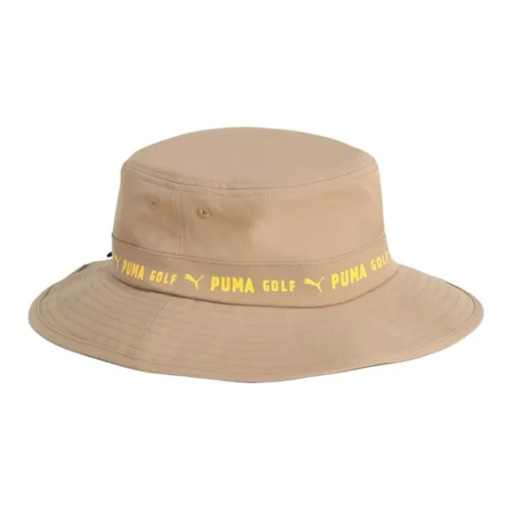 PUMA Polyester Bucket Hats Unisex Brown