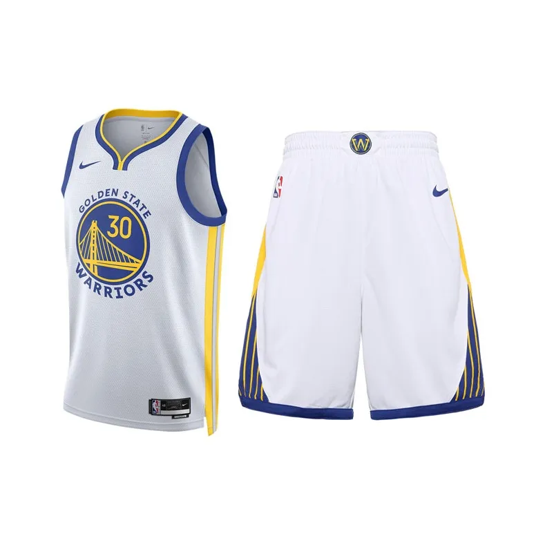 Nike NBA Basketball Suit SW Fan Edition 22 23 Season, League Limited, Golden State Warriors, Curry Size 30 Men's White