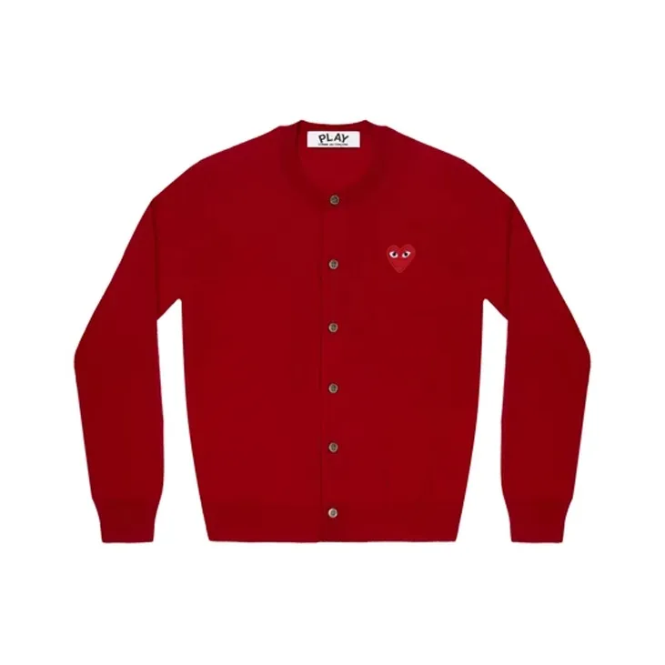 CDG Play Sweaters Women's Red
