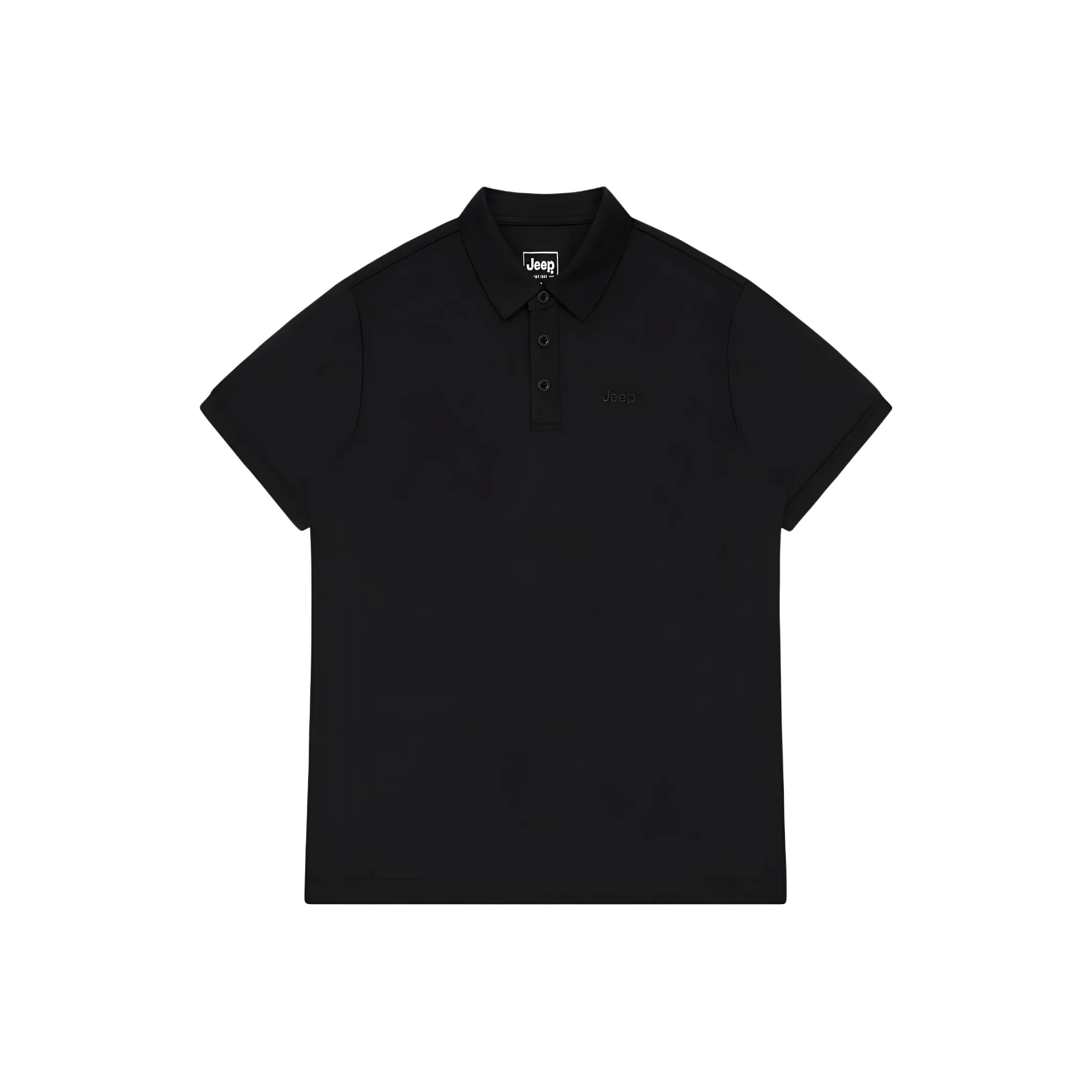 JEEP Outdoor Casual Поло Унисекс Черный