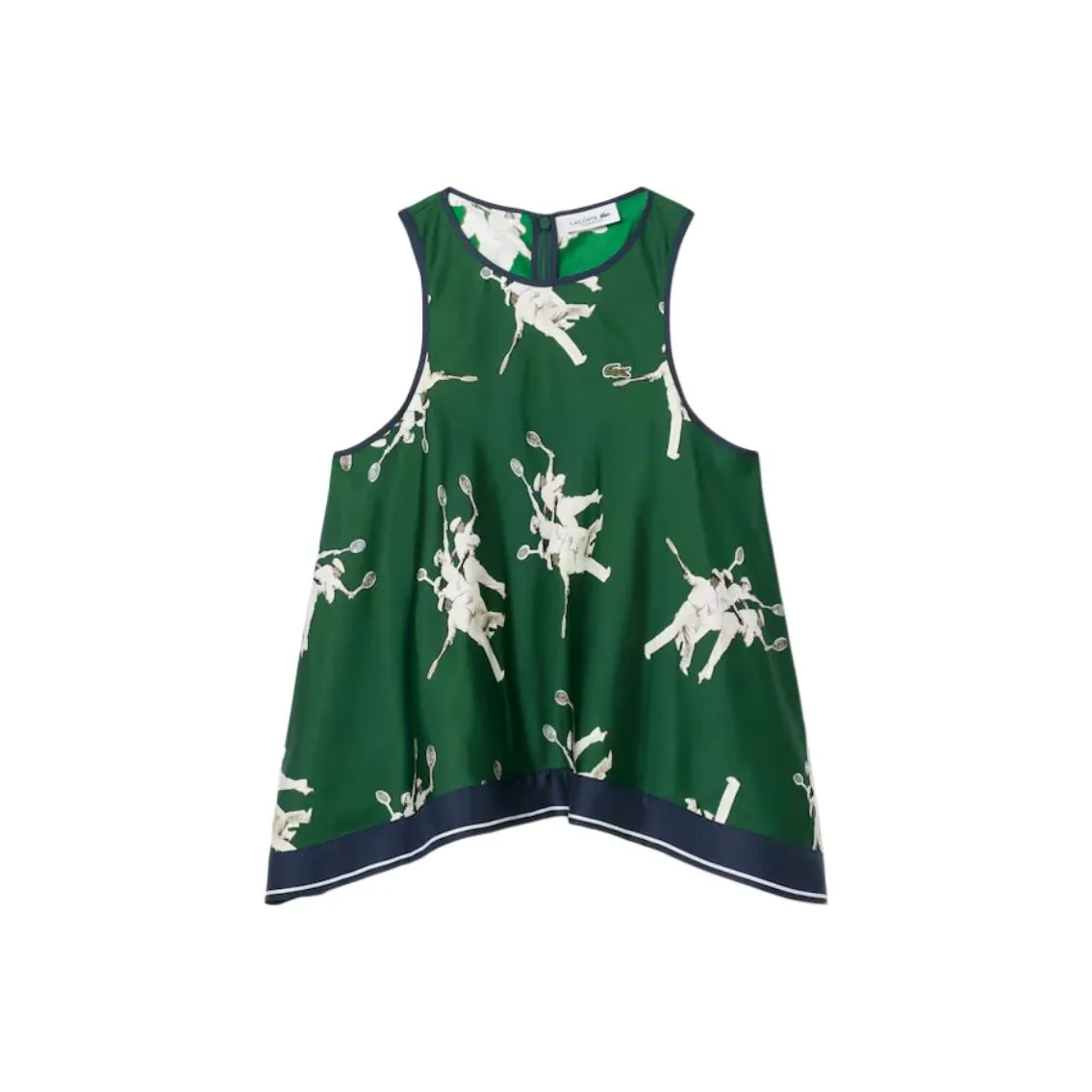 LACOSTE SS25 T Рубашка Женская Зеленая Морская Синяя Белая