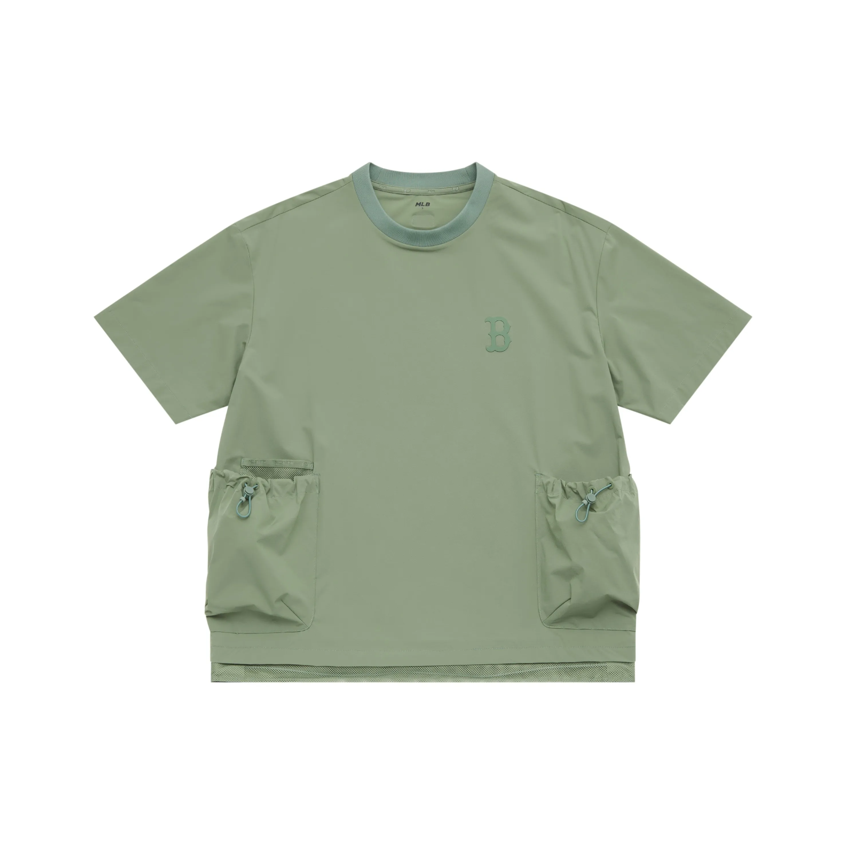 MLB Base Logo Basic Collection Boston Red Sox SS25 T-Shirt Unisex Khaki