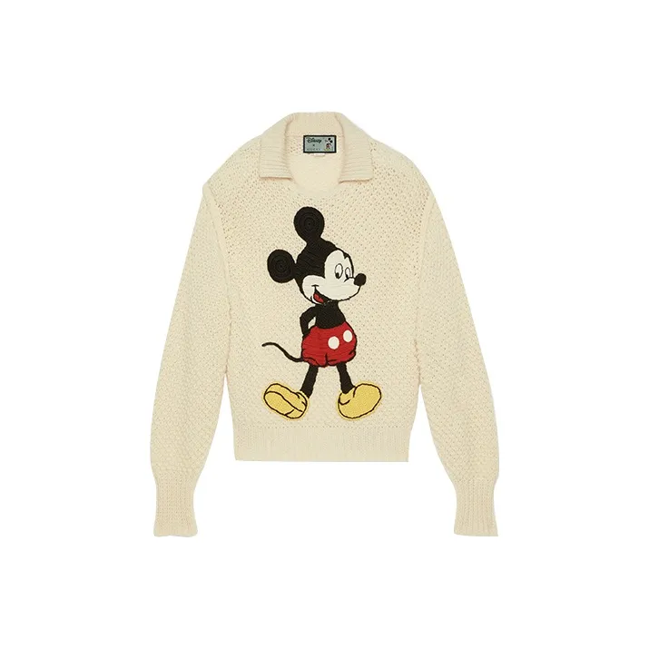 GUCCI X Disney Embroidered Mickey Mouse Jumper