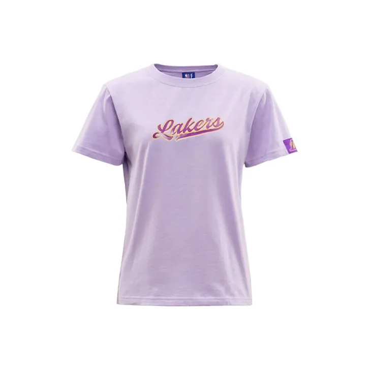 NBA Purple Lakers Женская футболка с коротким рукавом
