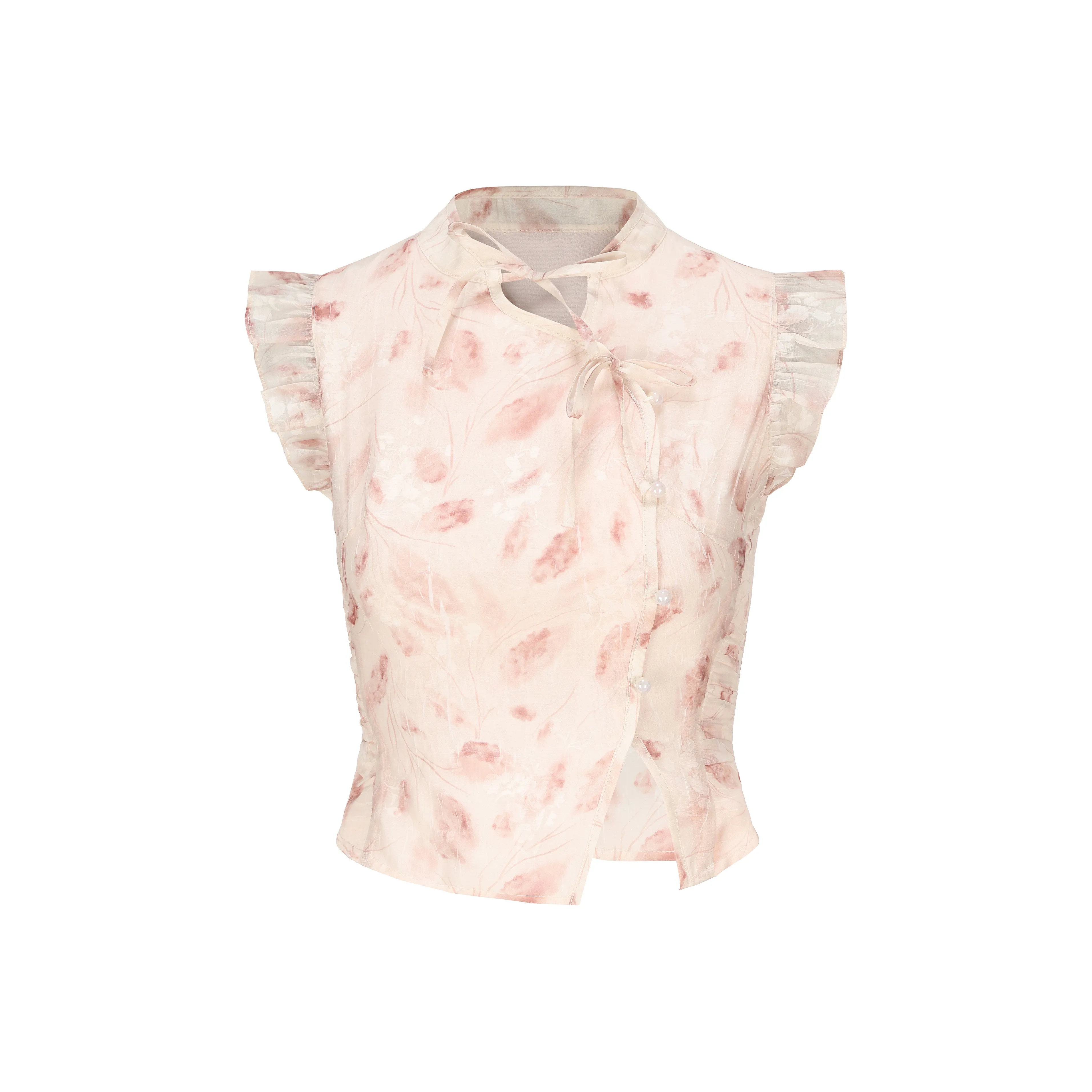 CHIWAWAMEME Crop Top Women's Pink