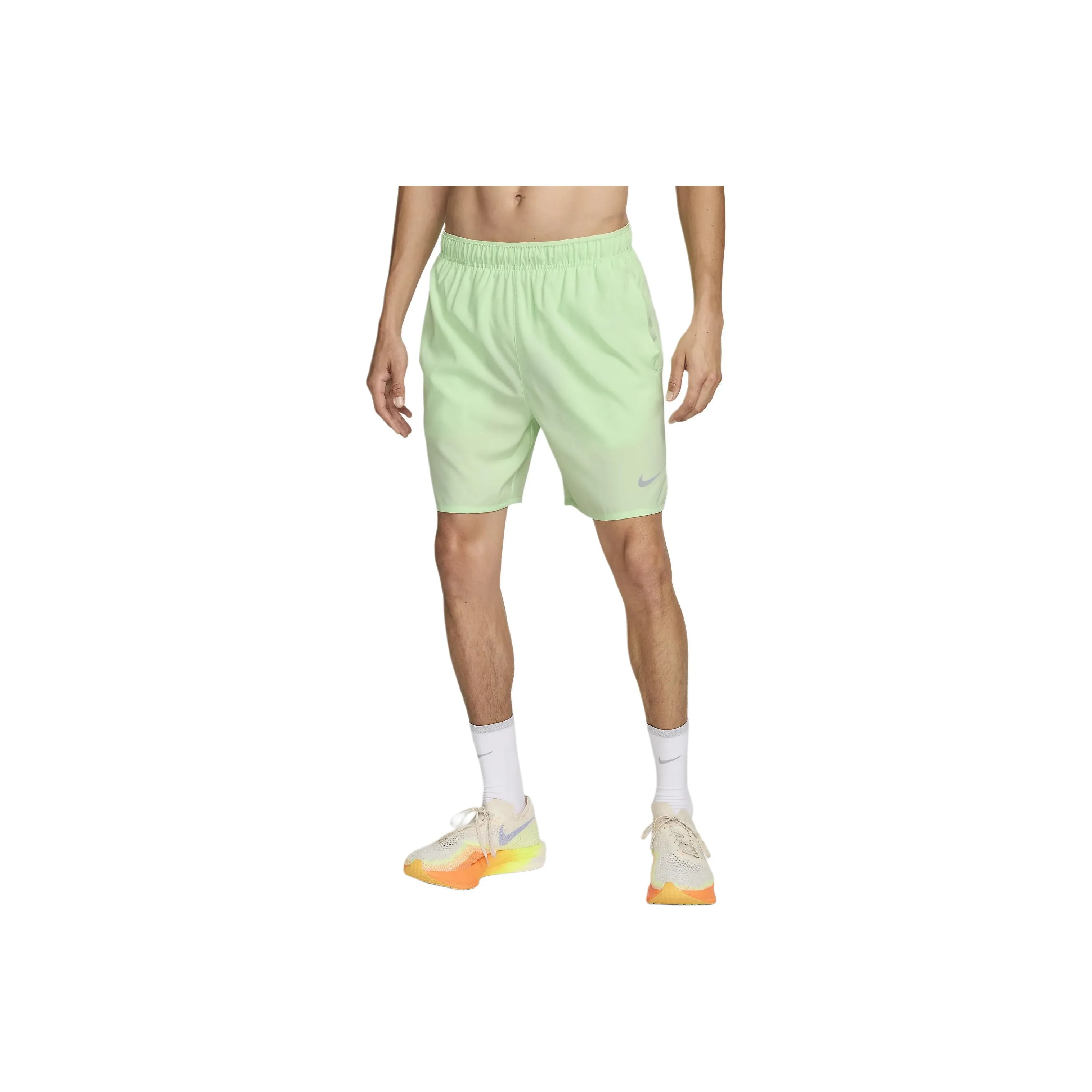 Nike Challenger Men
s Dri FIT 7
 Brief Lined Running Shorts Casual Shorts Men
s Vapor Green
