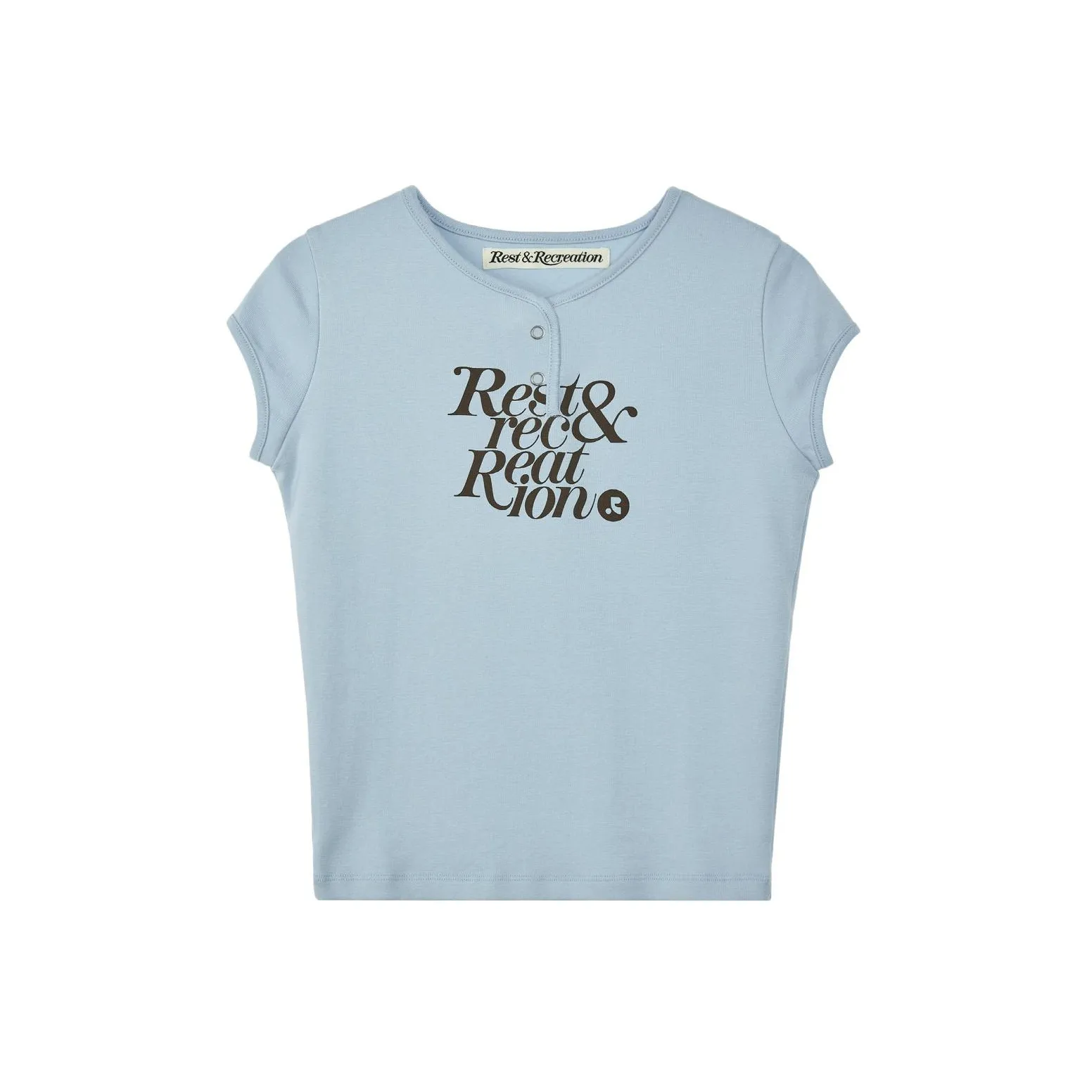 Rest Recreation T-Shirt Женская Небесно-Синий Небесно-Синий