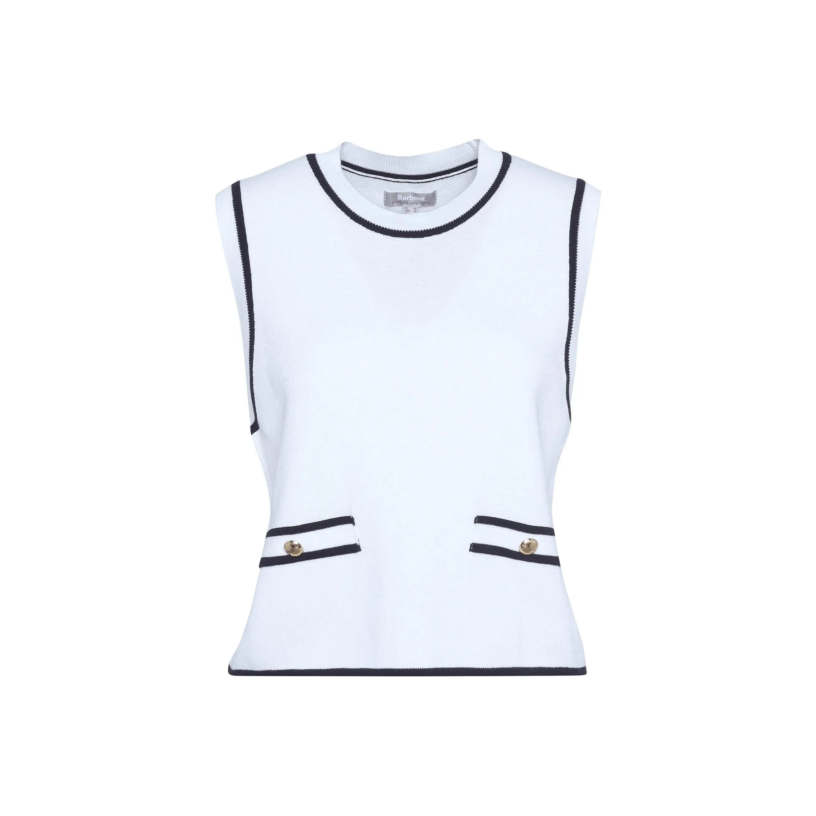 BARBOUR Tank Tops Women's White