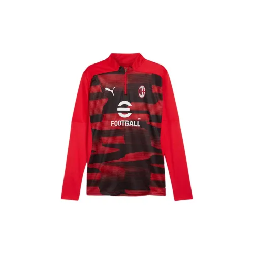 PUMA AC Бежевый Синий Красный/Черный Мужские Футбольные Джерси