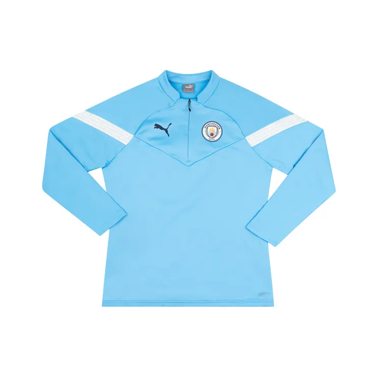 PUMA Manchester City Футбол Джерси 22 23 Сезон Manchester City Team Унисекс Синий