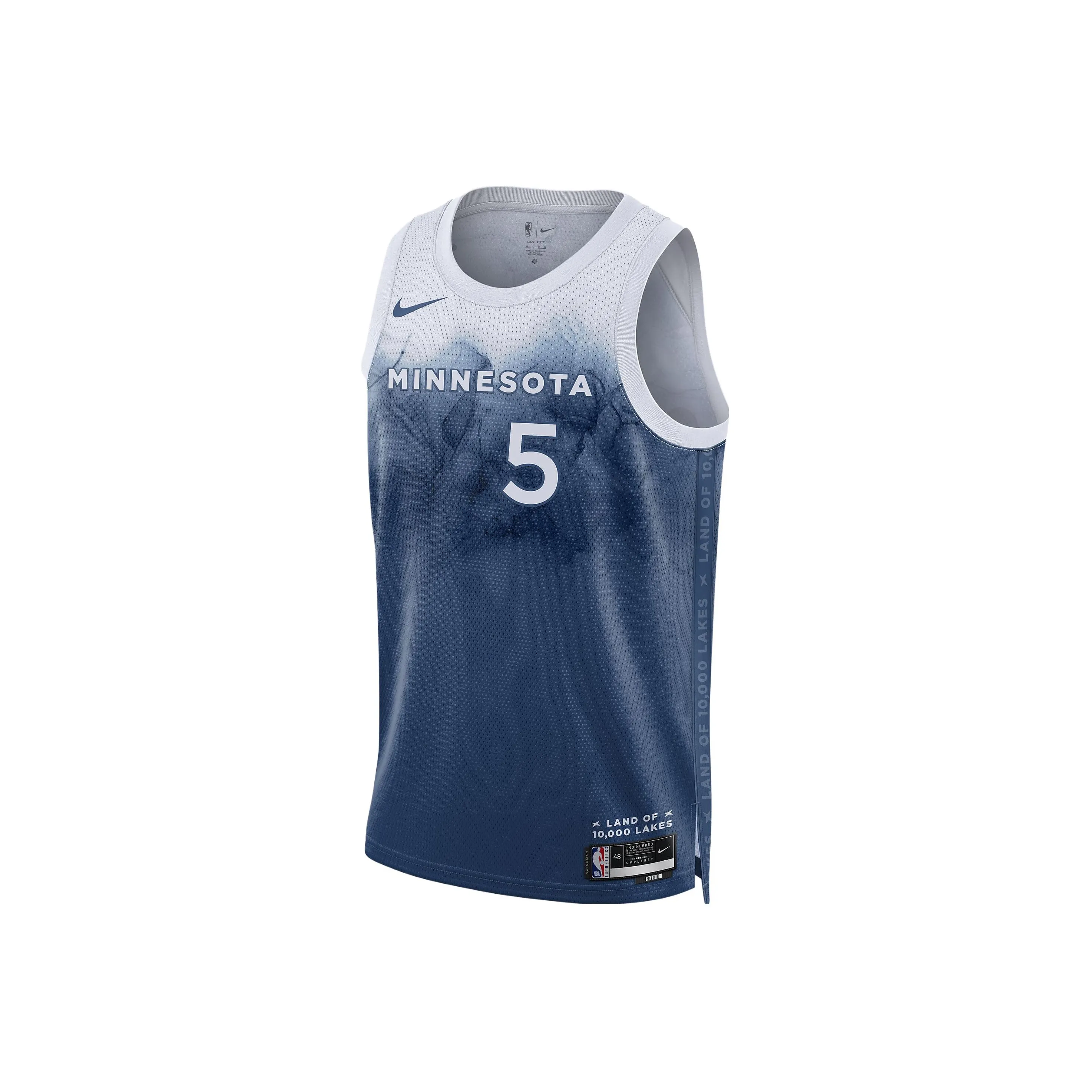 Nike x NBA Minnesota Timberwolves Basketball Jerseys Unisex Marine Blue