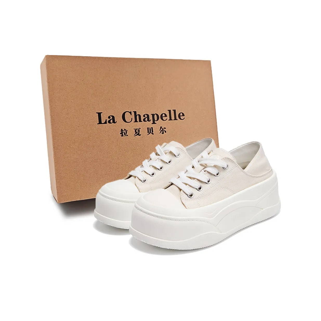 La Chapelle Casual Низкий Топ Белый Женский