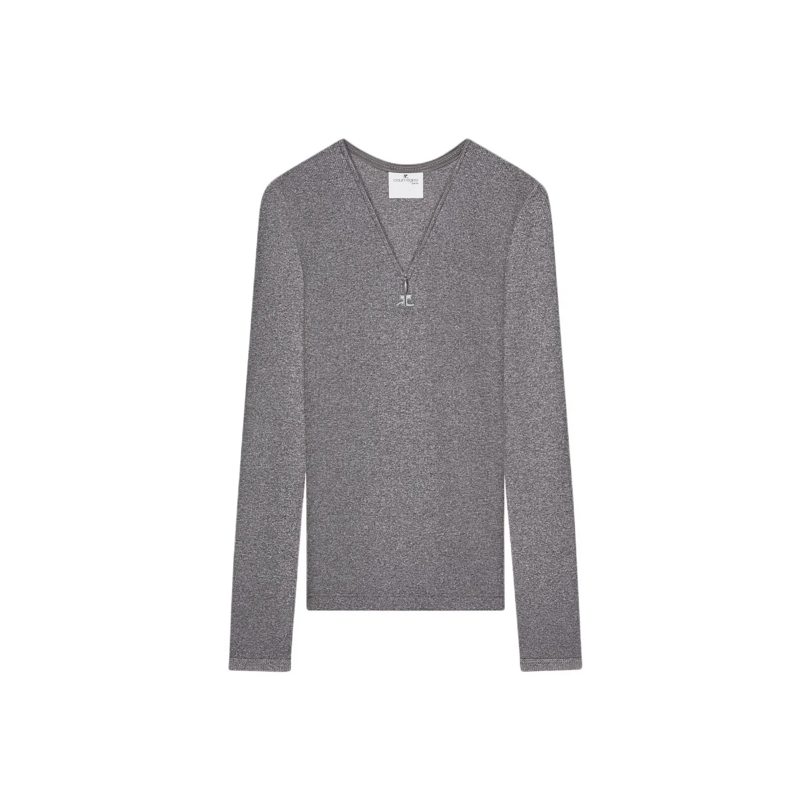 COURREGES T-рубашка Женская Темный Фотиния GREY Темно-серый