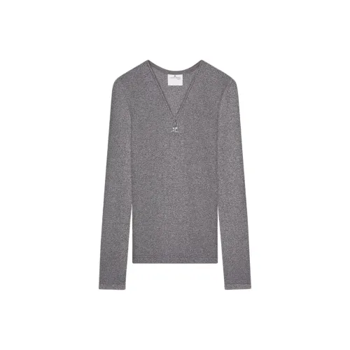 COURREGES Темный Вереск GREY/Темно-серый Женские Т-рубашки