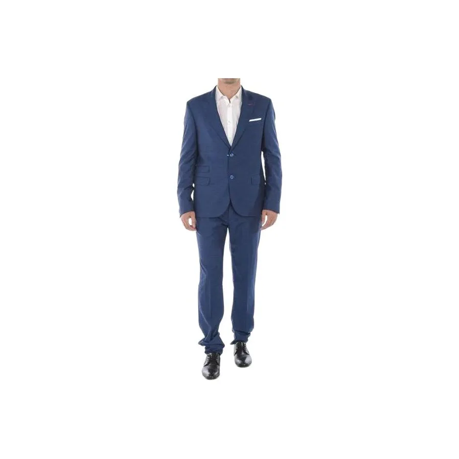DANIELE ALESSANDRINI Business Suit Men's Blue