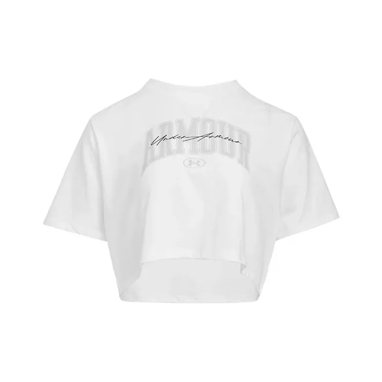 Under Armour Script Белый 100 Женские T-рубашки