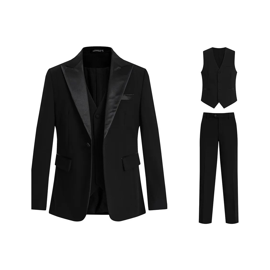 JOHNHOLLIS Бизнес-костюм унисекс черный
