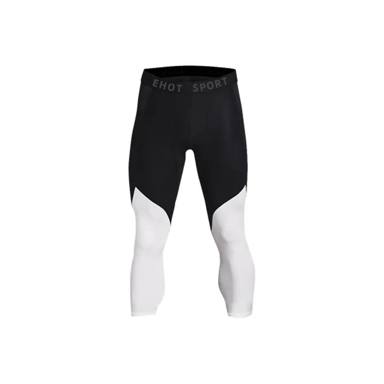 BKCXZICE Спортивные брюки Унисекс Черный Белый