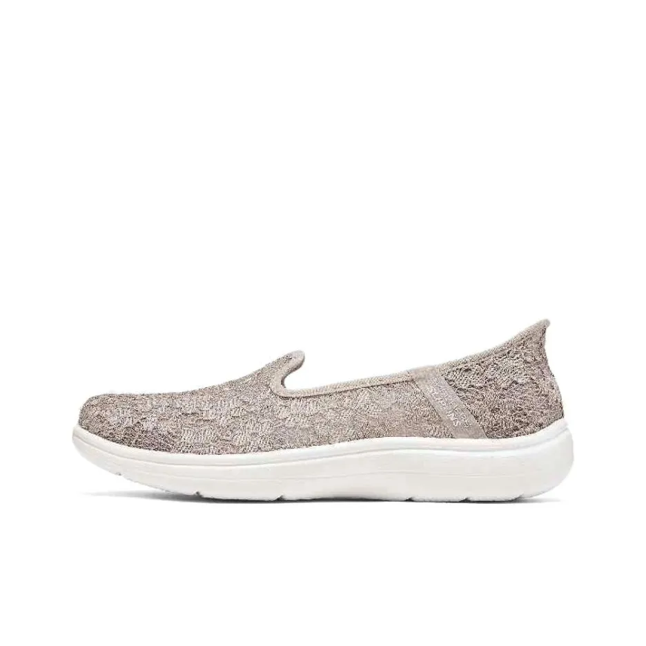 Skechers Slip Ins Дышащий и Легкий Низкий Топ Casual Женский Розовый