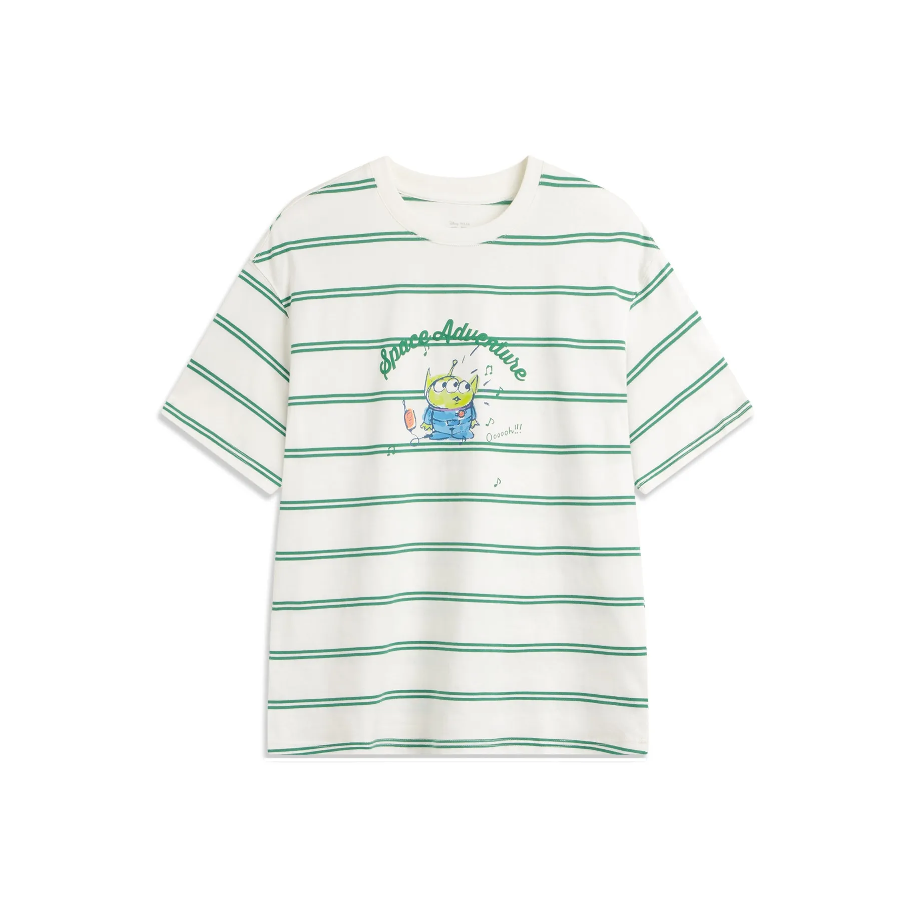 LiNing x Disney T-Shirt Женская Айвори Кул Сосса Зеленый