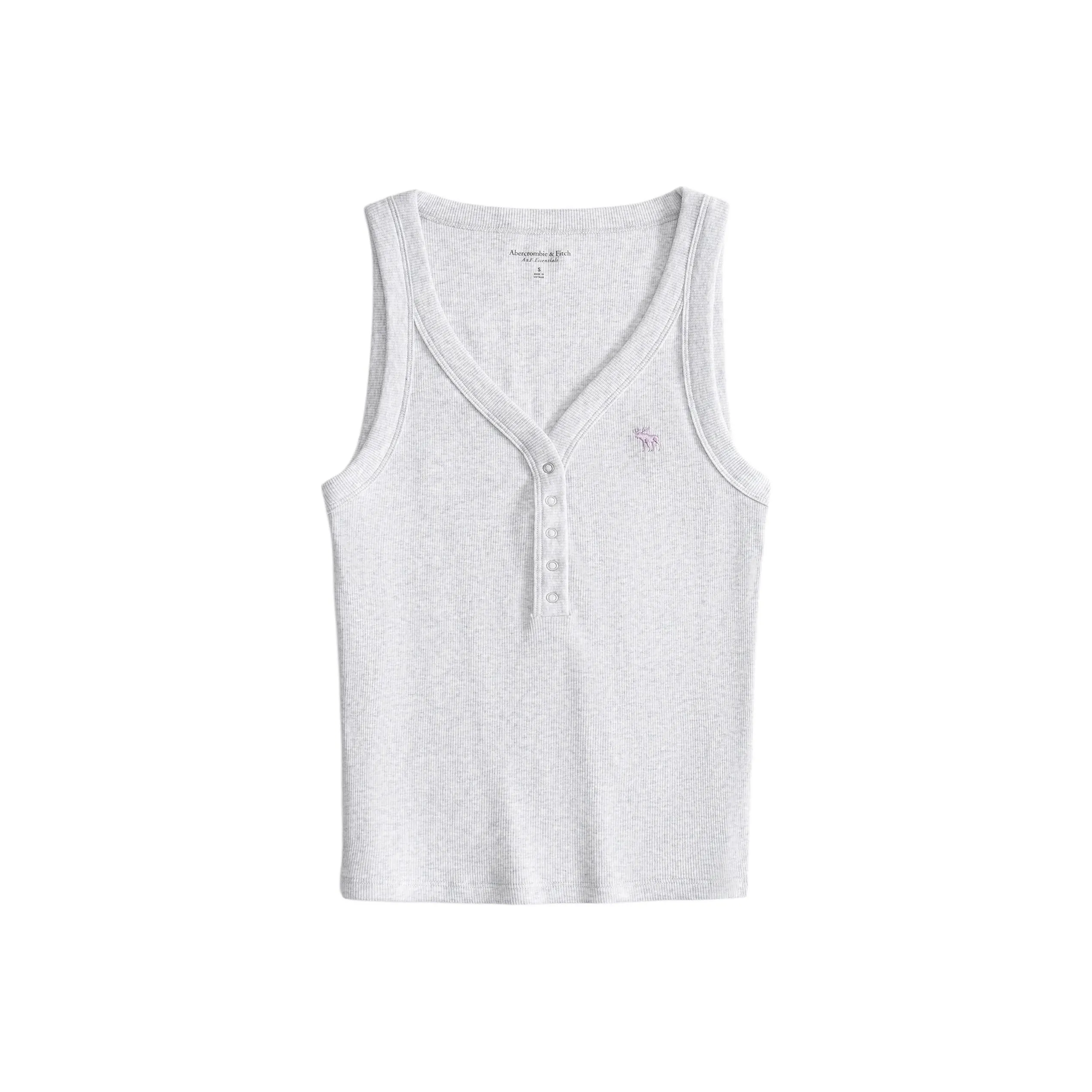 Майка Abercrombie＆Fitch Женская Светло-Серого цвета