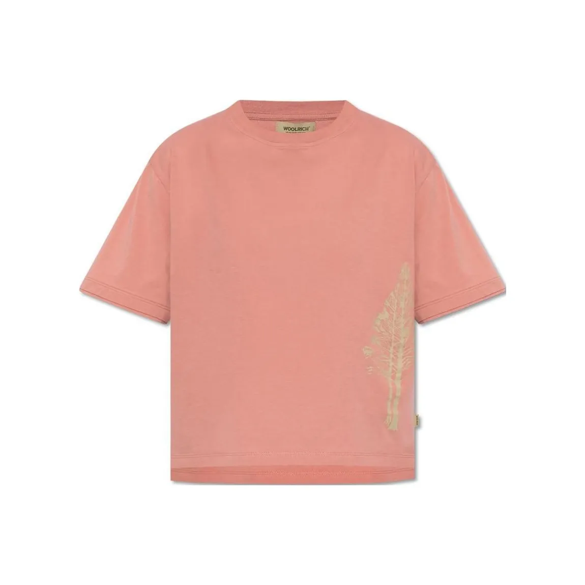 WOOLRICH Graphic Printed Crewneck T Shirt